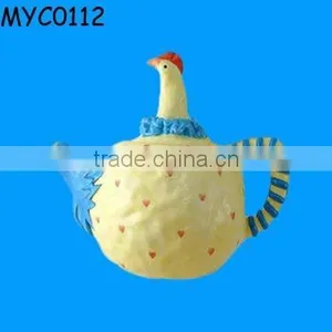Ceramic Chicken Tea Pot for Easter Party Favors thumbnail-1