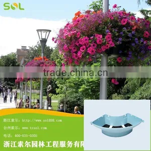 SOL 2015 Hot-sale Lamp Post Planters Plastic Hanging Ball Planter Hanging Pot thumbnail-1