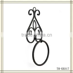 2013 New Design Scroll Iron Wire Towel Ring thumbnail-1