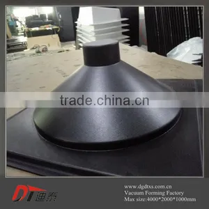Custom Thermoformed PVC Plastic Black Cone Proofs Cover thumbnail-2