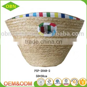 Promotional Hand Woven Handbag Straw Beach Bag thumbnail-1