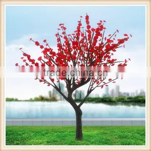 SJM0912182 Garden Supplies Large Plastic Artificial Plants LED Plants With Silk Blossom Flower thumbnail-1