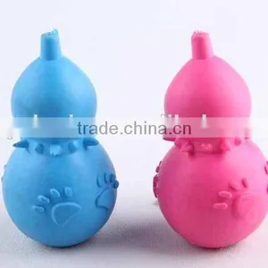 TPR Pet Toy in Gourd Shape With Footprint Pattern/dog Toy thumbnail-1