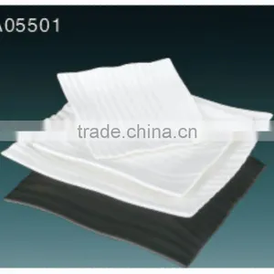 2016 Hot Sale White Ceramic Square Salad Plate thumbnail-1