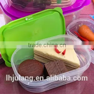 BPA-Free Useful Plastic Food Container Set With Lid/5pcs Plastic Food Container Set With Lid thumbnail-5
