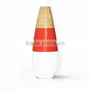 3 Colors Bamboo Vase, Vietnamese Handmade Decoration, Hot Design, New Arrival thumbnail-1