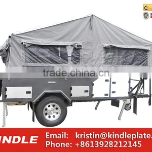 High Quality Rear Folding Tent Camping Trailer Car Camper thumbnail-1