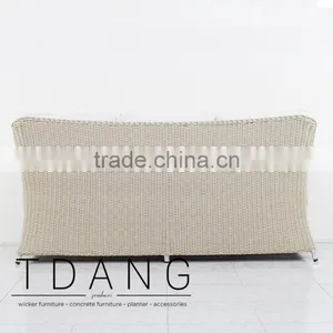 Anderson Outdoor Patio Bench - Vietnam Poly Rattan Material - Wicker Furniture thumbnail-4