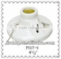 E27 Ceramic Lamp Holder With Plug Factory Direct Price thumbnail-1