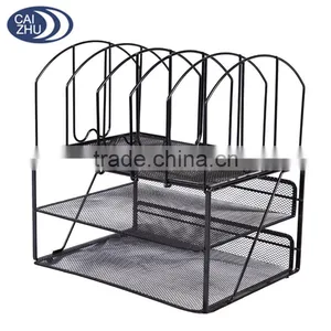 Simple and Practical Black Office Mesh Desk Organizer thumbnail-3