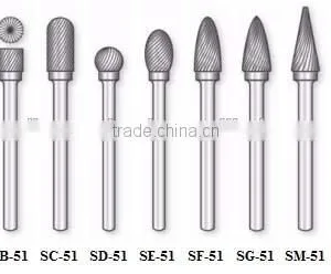 100% Original Carbide 6mm Tungsten Carbide Rotary Burrs Set thumbnail-1