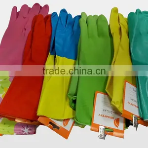 DDsafety Cheapest Latex Double Color Gloves Household Gloves thumbnail-4