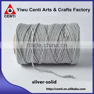 Wholeslae Classical Silver Solid Bakers Twine for Packing Gift thumbnail-1