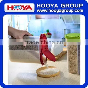 Plastic Storage Cereal Containers Transparent Sealed Tank Food Storage Cans Dumping of Dried Fruit Snacks Flour Cereal thumbnail-1