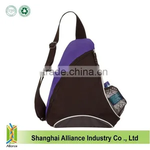 MONO STRAP SCHOOL BAG - TRIANGLE ONE STRAP RUCKSACKBACKPACK - COLLEGE WORK BACKPACK thumbnail-1