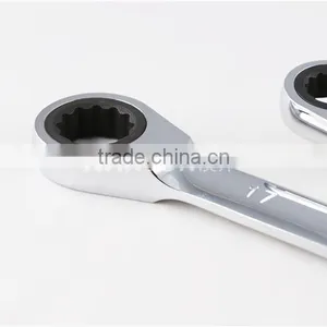 Double Head Ratchet Wrench With Mirror Surface thumbnail-4