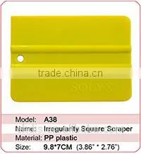 A38 Irregularity Square Scraper Film Tool Plastic Squeegee thumbnail-1