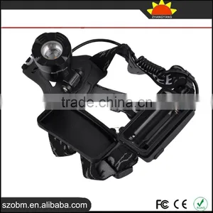 XP-E 2 Bulbs White and Yellow Light LED 4 Mode Zoom Adjustable Headlamp thumbnail-4