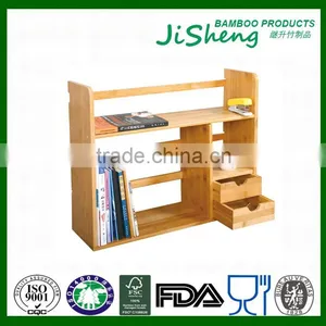 Multifunctional Bamboo Stationary Organizer Office Stationary Storage Box thumbnail-5