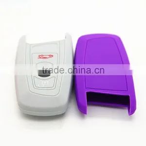 New Arrival Rubber Car Key Protective Cover for BMW Keys Rubber Silicone Car Key Case thumbnail-3