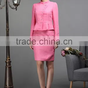 Fashion Ladies Skirt Suits Custom Women Suit WMS25 thumbnail-1