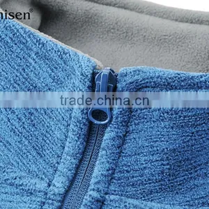 Made in China Wholesale Collar Zipper Men Sweater Fleece Vest thumbnail-2