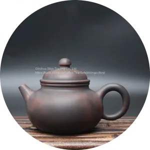Pure Handmade Ceramic Family Kungfu Tea Pot Chinese Qinzhou Nixing Pottery Clay Pot thumbnail-1