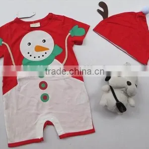 New Fashion Snowman Baby Romper Baby Clothes Baby Christmas Clothes thumbnail-3
