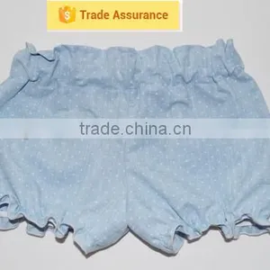 Hot Sale New Design Baby Icing Pants Wholesale Baby Girl Blue Polka Dots Bloomers thumbnail-1