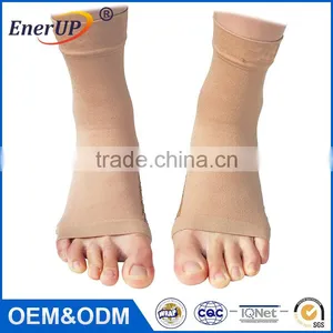 2017 China Good Quality Nylon Heel Arch Support Ankle Sock Open Toe Compression Socks thumbnail-6