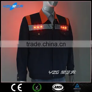 Flashing Led Safety Worker Jacket thumbnail-1
