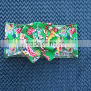 XF-421 Wholesale Fashion Children's Hair Accessories Fancy Baby Girls Headbands Floral Pattern Hairband thumbnail-1