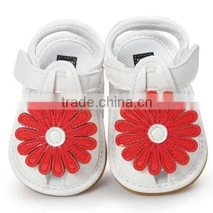 Sunflower Baby Summer Sandals, Baby Leather Sandals thumbnail-3