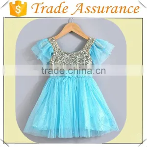 Hot Sale Design Party Dress Princess Sequins Toddler Tulle Lace Tutu Party Wear Western Dress From China thumbnail-3