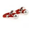 Fascinating Red Color Leather Chain Cufflinks thumbnail-1
