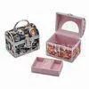 Aluminum Beauty Cases, Elegant Design, Customized Sizes Are Accepted, With One Silver Shinny Clasp thumbnail-1