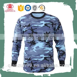 Custom Camo Men Long Sleeves Collar T-shirt Wholesale Cheap thumbnail-5