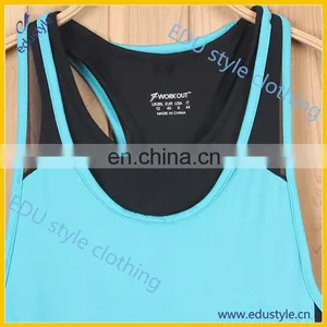 Design Your Own Printing Logo Custom Mens Stringer Tank Top thumbnail-3