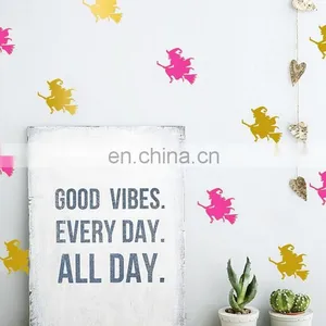 Halloween Witch Ins Style Vinyl Mini Wall Sticker Children Room Home Decoration Mural Roon Decal thumbnail-1