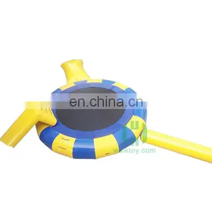 HI Top Quality Inflatable Jumping Trampoline, PVC Commercial Trampoline for Amusement Park thumbnail-5