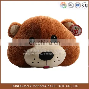 Case Decorative Bear Emoji Plush Pillow thumbnail-1