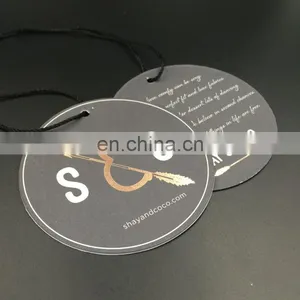 Packaging Crownwin Recycled Jeans Paper Hang Tag With Logo Hang Tags thumbnail-2