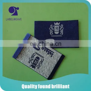 Satin Woven Label With Selvage for Garment thumbnail-1