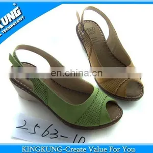 Green Ladies Shoes Upper on Wholesale thumbnail-5