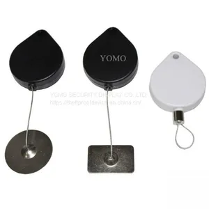 Heart-Shaped Anti Theft Pull Box Recoiler With Metal Plate End thumbnail-4