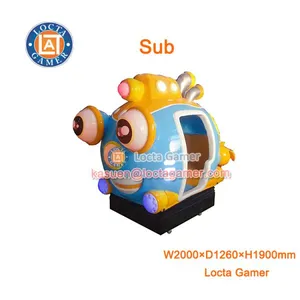 Zhongshan Amusement Park Equipment Kiddie Rides Rocking Machine Car SUB Video Game thumbnail-1
