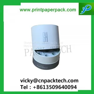 Custom Round Hat Tube Gift Soup Box Packaging Box for Flower / Wine / Candy / Tea / Perfume thumbnail-4