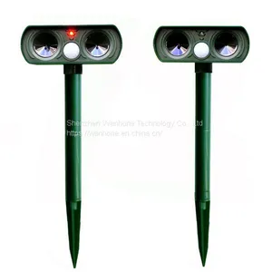 Solar Ultrasonic Animal Dog Cat Repellent thumbnail-1