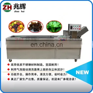 Commercial Automatic Ozone Bubble Apple Fruit and Lettuce Vegetable Washing Machine Line thumbnail-4
