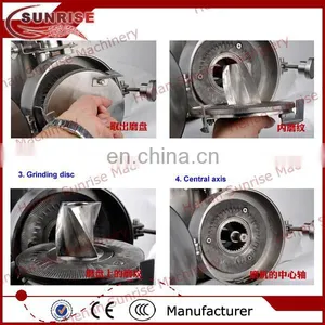 Mini Grain Soybean Peanut Sesame Grinding Mill Wheat Rice Grinding Mill thumbnail-6